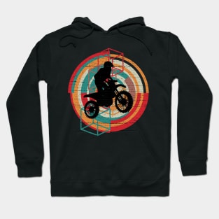 Retro Motocross design Hoodie